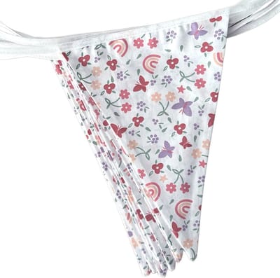 BINK Bedding Stoffen Slinger - Vlaggenlijn Linde model L (5 mtr, 9 vlaggetjes)