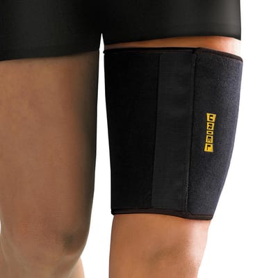 Uriel - Bovenbeenband - Bovenbeenbrace - Verstelbaar - Zwart - Unisex - One Size