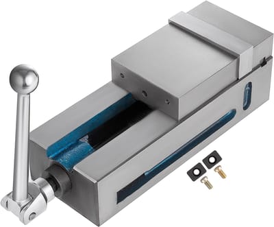 VEVOR Bankklem Bankschroef Hoge Precisie Klem Bankschroef 4 Inch Bek Breedte CNC Bankschroef Vaste Bek