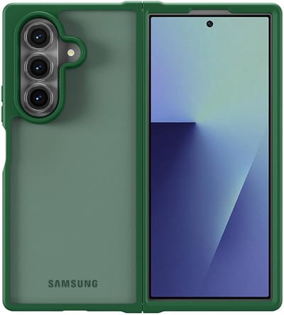 Hoesje Geschikt voor Samsung Galaxy Z Fold 7 - Matte Back Cover - Groen