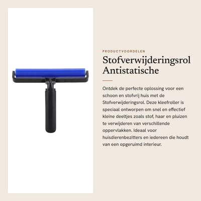 Dailygoods- Pluizenroller Antistatisch - Kleefroller - Kledingroller - Stofroller - Handreiniger - Hoogwaardige siliconen
