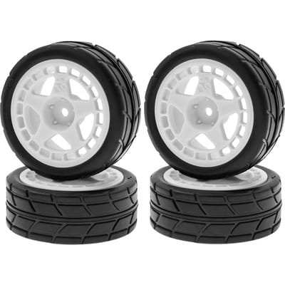 Afstandsbediening Off-Road Autobanden 67*45*27mm 4 stuks Vervanging voor TAMIYA TT02 XV01 HSP 94123 HPI
