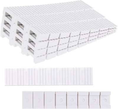 Dailygoods- Toiletshandels 20 Stuks - Kunststof Nivelleringshangen - Trapeziumvormige Evenwichtsvoeten - Weerbestendig Ontwerp - Voor Meubelramen - Betrouwbare Versterking - Meubelafstandhouders