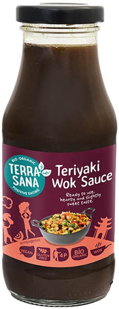 TerraSana Woksaus teriyaki bio 240 Milliliter