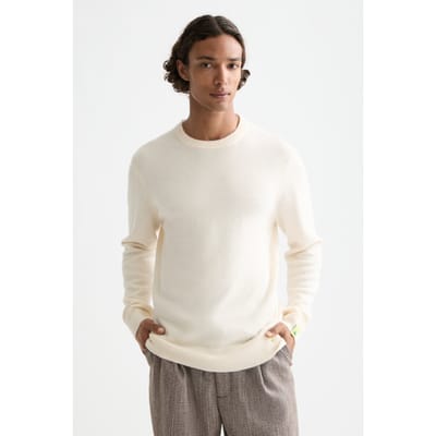 Scotch & Soda Soft Knit Regular Fit Crew Neck Eggnog Taglia: M | Maglioni a maglia Outlet | Uomo