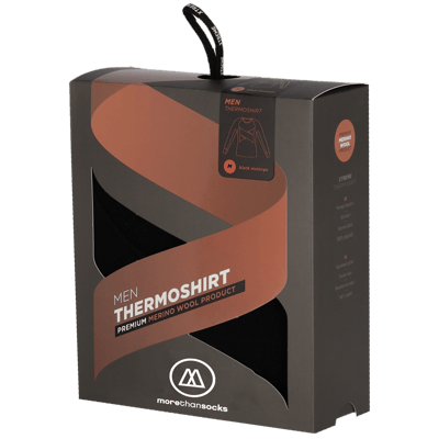 Morethansocks - Thermo (onder) shirt heren - Merino Wol - Navy Blauw - 1-Stuk - Maat XXL - Thermoshirt heren - Thermokleding heren
