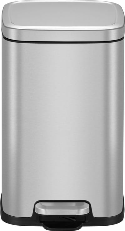 EKO - Stella pedaalemmer 12 liter - Stainless steel - mat RVS - Prullenbak