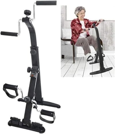 Elektrische Pedaal Trainer - Mini Hometrainer Stepper - Revalidatie Oefening - Actieve Passieve Modus - 43x28x30 cm - Wit