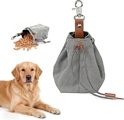 Hondenvoer- en traktatentas met clipgesp, ideaal voor honden training en snacks onderweg