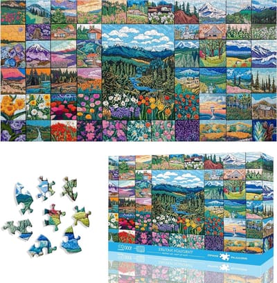 Grote Puzzel - Legpuzzel Volwassenen - Ontspanning Thuis - Onregelmatige Vormen - 1000 Stukjes - Natuurlandschap