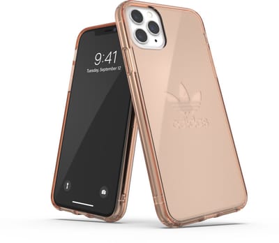 adidas Protective Clear TPU en PC hoesje voor iPhone 11 Pro Max - roze