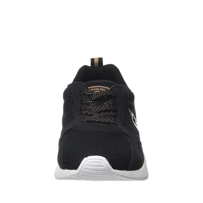 Le Coq Sportif LCS R600 Feminine Mesh Vrouwentrainers Zwart