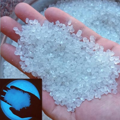 2000 stuks Kleurrijke Lichtgevende Steen, Fluorescerend Grind, 3-5 mm Specificatie Aquarium Tuin Micro Landschap DIY Decoratie Lichtgevend Zand 2000PCS