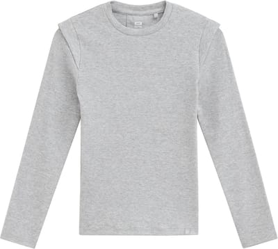 WE Fashion Meisjes T-shirt van ribstof