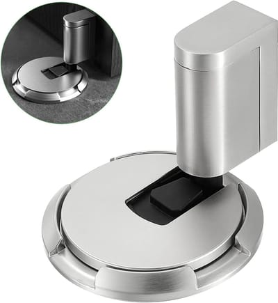 Door Stopper for Floor Gluing, Magnetic Door Stopper, Heavy Duty No Drilling, Door Wedge Self Adhesive Mechanical Floor Door Stopper, Door Stopper, Magnet, Door Handle Buffer for Door, Floor