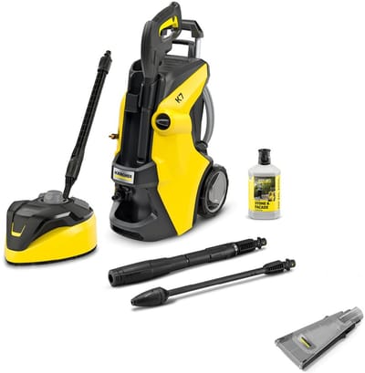 Kärcher K 7 Power Flex Home eco!Booster set Hogedrukreiniger - Incl. T 7 Plus Terrasreiniger & eco!Booster - PremiumFlex hogedrukslang - 180 bar - 600 l/u - 60 m²/u