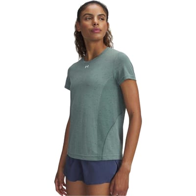 Under Armour Dames Vanish Seamless T-Shirt (Groen/Wit)