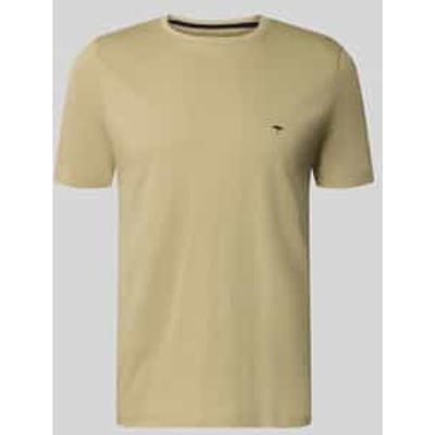 Fynch-Hatton T-Shirt Single Jersey Crew Neck Pistache / male