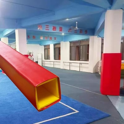 Paalbekleding Basketbal - Veiligheidskussen Paal - Sport Veiligheid - Vierzijdige Bescherming - 6 Ft Hoog - Rood