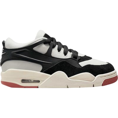 Air Jordan 4 RM GS Canyon Rust Kindersneakers Crème Zeil Wit FQ7938-100 37.5 black