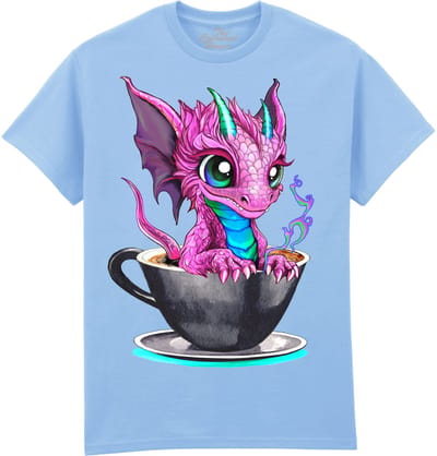 Draak Black Coffee Dragon The Coloured House T-shirt S