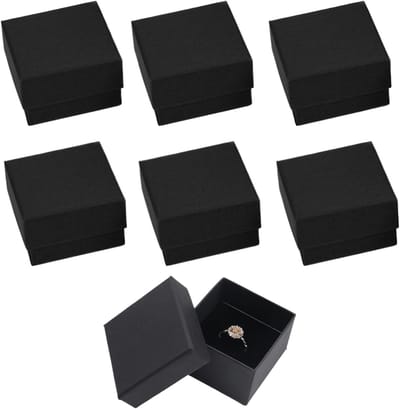 Set van 6 Sieraden Dozen voor Ringen, Oorbellen en Kettingen - Perfecte Cadeauverpakking en Bewaaroplossing voor Sieraden