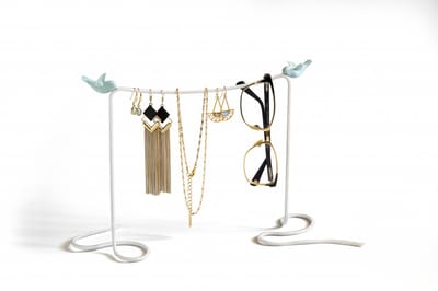 Peleg Design - Sieradenstandaard - Juwelenhouder Wing Bling - Sieraden Organizer - Houder voor Horloges/Armbanden/Kettingen - Sieradenrek - Wit