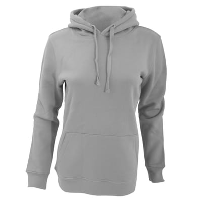 Russell Dames Premium Authentieke Hoodie (3-Lagen Stof) (Licht Oxford)