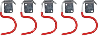 Benson Set ophanghaken - gegalvaniseerd met kunststof coating - 5 stuks - 8,5 x 4,2 cm