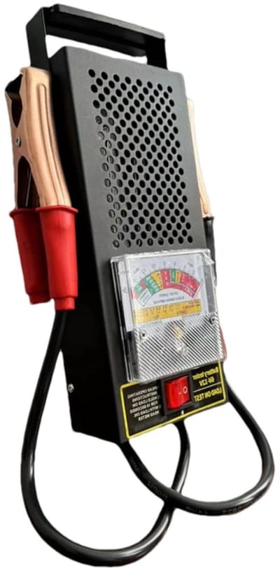 Accutester Diagnoseapparaat - Voertuig Batterij Tester - Auto Onderhoud - 6V en 12V Ondersteuning - 100A Belasting - Zwart