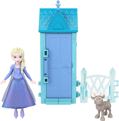 Mattel Disney Frozen speelgoed Arendelle Village verrassing poppen.