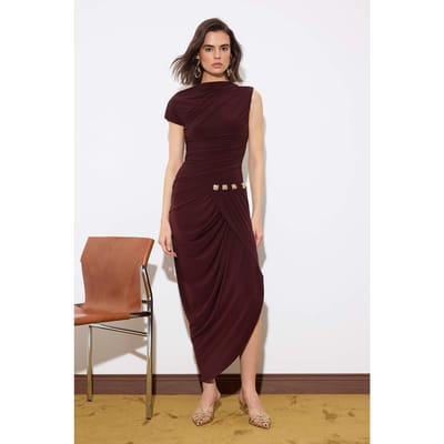 Damesjurk, plat model, mouwloos, chic/avond, bodycon