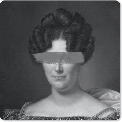Muismat 20x20 cm - Mousepad Johanna Henriette Engelen - Alexandre Jean Dubois Drahonet - Muismatten