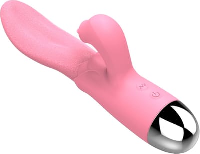 Cupitoys® Tarzan vibrator tong - 16cm - Lichtroze - 30 standen - Vibrators voor vrouwen en mannen - Sex toys voor vrouwen en mannen