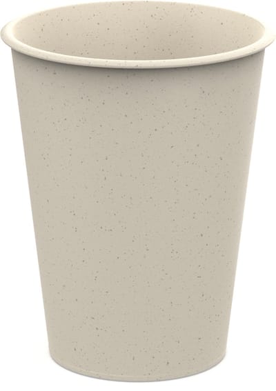 Herbruikbare koffiebeker CirculCup 180ml beige - Automatenbeker - Doos 660 stuks