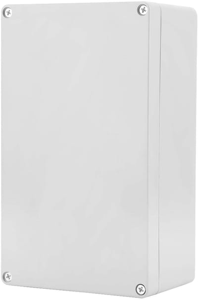 Waterdichte en stofdichte aansluitdoos IP65 van ABS kunststof voor universele elektrische toepassingen - 200 x 120 x 75 mm, ideaal voor buitengebruik en beveiliging van elektrische componenten