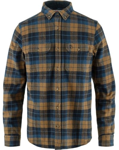Fjällräven Singi Heavy Flannel Overhemd Met Lange Mouwen Bruin 3XL Man