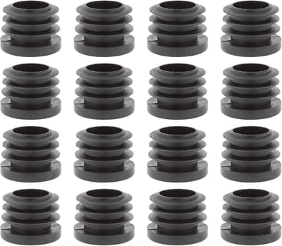 16x Ronde Kunststof Eindstoppen voor Buis of Profiel - Diameter 12 mm