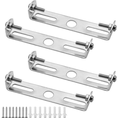 [4-delige set] 90 mm plafondlampbeugel, pendellampaccessoires, plafondlampvoet, plafondlamppaneel, paneelbeugel en accessoires