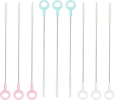 Flexibele Rietjesborstel 180x5x5mm, Ideaal voor het Schoonmaken van Rietjes, Melkhulzen en Kleine Openingen