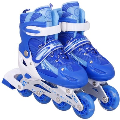 Nieuwe Volwassen Schaatsen voor Mannen en Vrouwen Kinder Volledige Set Rollerblades Flitswiel Inline Skates M (size 33-37)