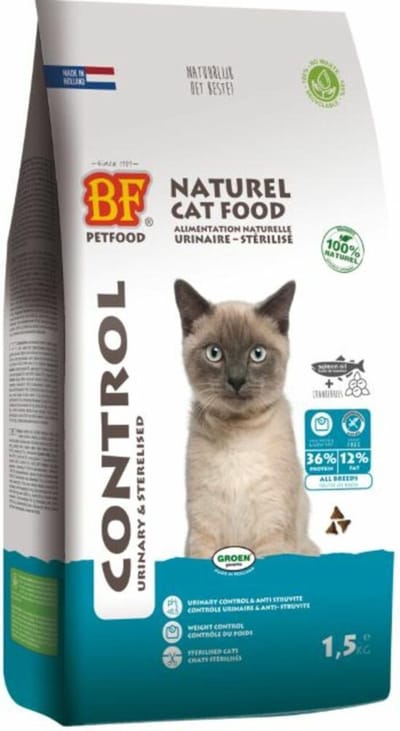 BF Petfood Kattenvoer Control - 4 x 1,5 kg - Voordeelverpakking