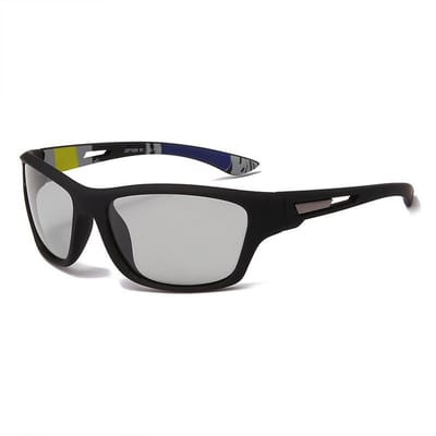 Lunettes de lecture multifocales sportives pour hommes Presbytie Lunettes de lecture bifocales d'extérieur Lunettes de soleil bifocales photochromiques Sun NX +300 noir