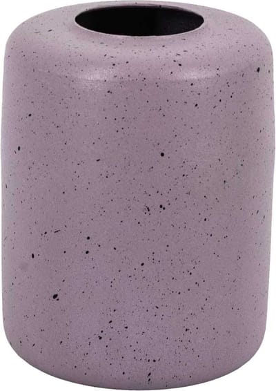 HomeBound by KY | Metalen vaas lila dots | bloemenvaas