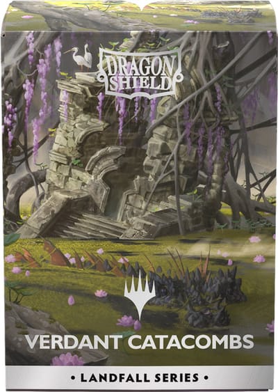 Dragon Shield kaartenhoesjes Magic the Gathering Landfall Verdant Catacombs 100 stuks.