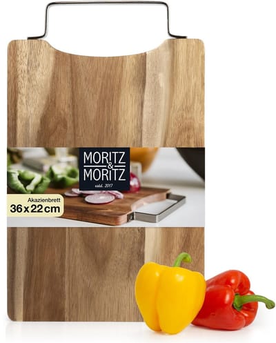 Moritz & Moritz houten plank van acaciahout met handvat