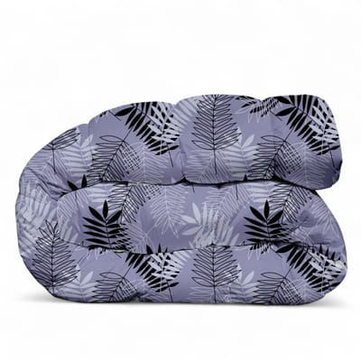Dekbed bedrukt - Zonder hoes ( 2 in 1 ) - Tweezijdig - 1 persoon - 140 x 200 cm - Varen25 Purple