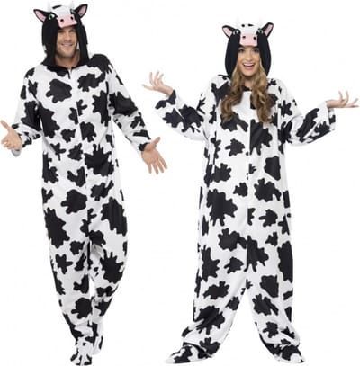 Onesie koe voor volwassenen 40-50 (m)