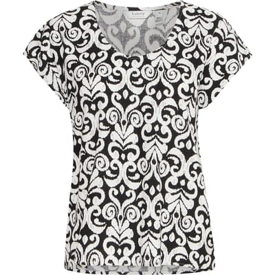 Damesblouse met ronde hals b.young Falakka
