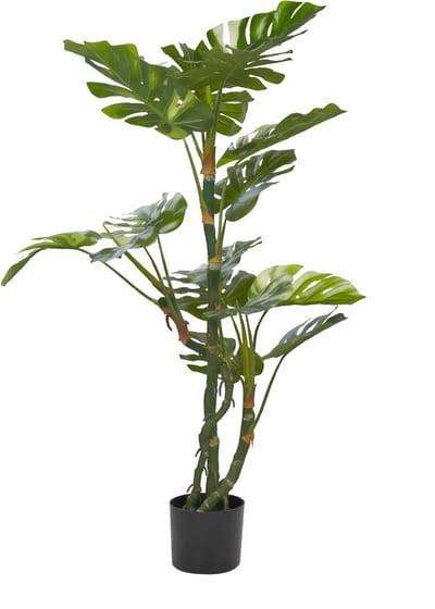 MONSTERA PLANT - Kunstplant - Groen - 135 cm - Synthetisch materiaal